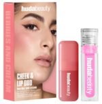 Huda Beauty Berries and Cream Liquid Blush and Lip Gloss Set