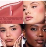 Huda Beauty Berries and Cream Liquid Blush and Lip Gloss Set - Image 2